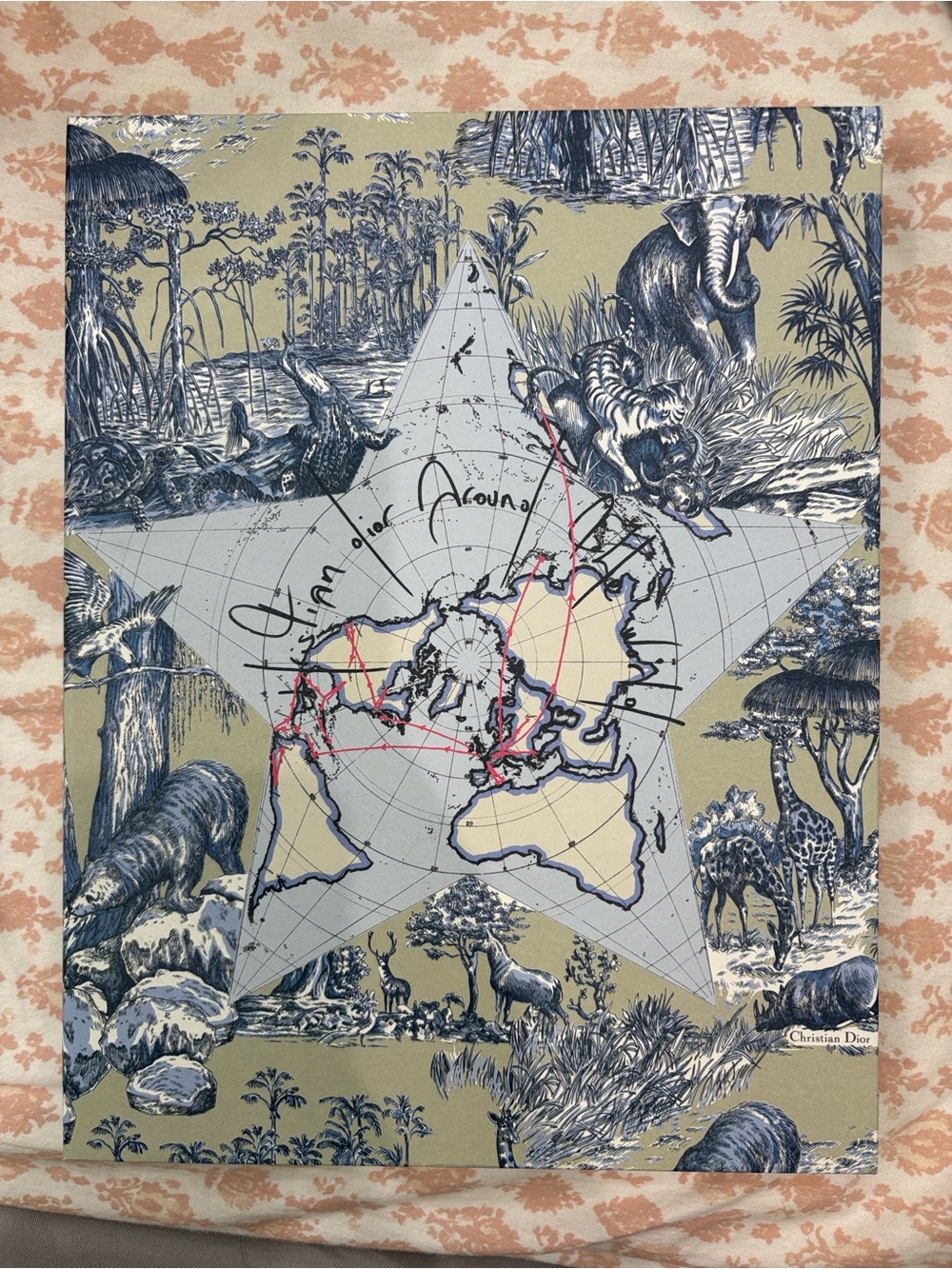 Dior "Around the World" Stationary Set